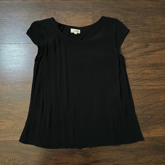 Wilfred Free black short cap sleeve top size XS - Picture 5 of 12